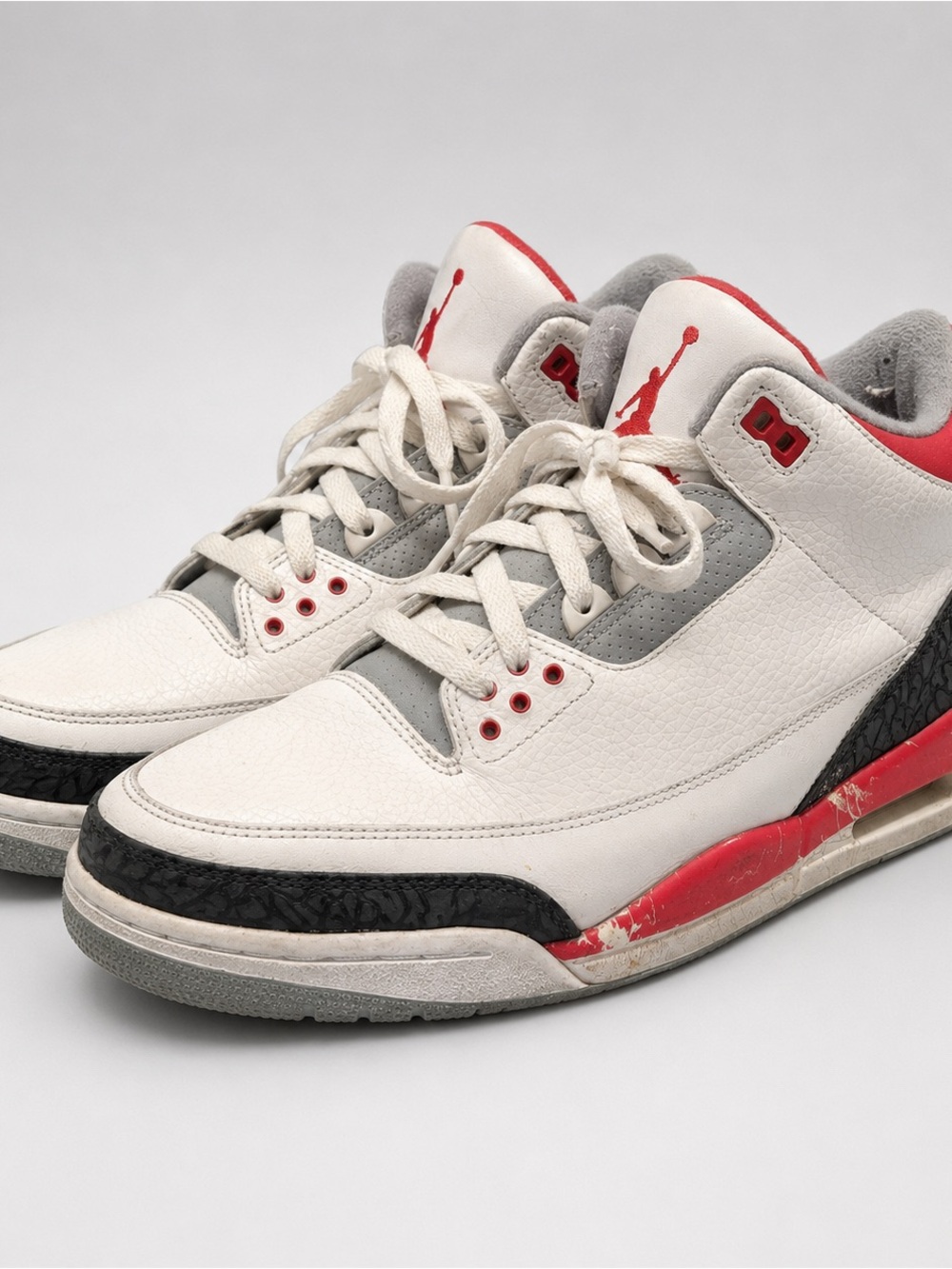 Jordan Men’s Sneakers - White/Red/Black